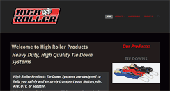 Desktop Screenshot of highrollerproducts.com